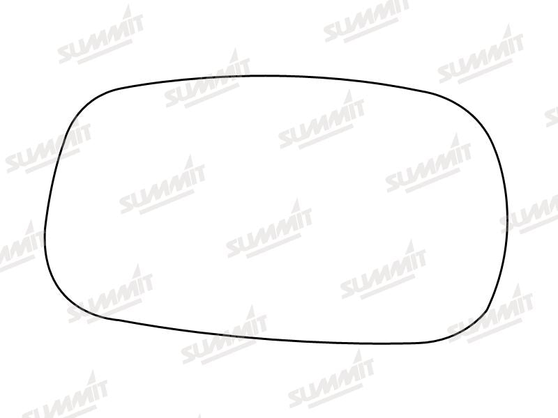 Summit Stick-On Standard Mirror Glass fits Nissan Micra RHS - Summit - My Roof Bars