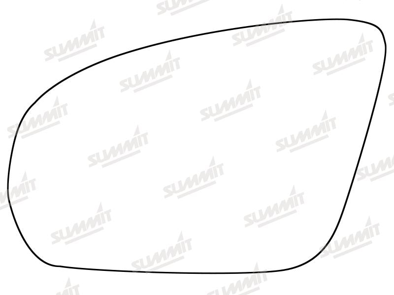 Summit Stick-On Aspheric Mirror Glass fits Mercedes C Class 13 on LHS - Summit - My Roof Bars