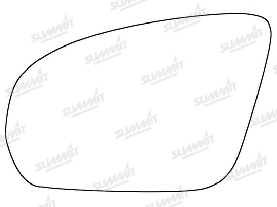 Summit Stick-On Aspheric Mirror Glass fits Mercedes C Class 13 on LHS - Summit - My Roof Bars