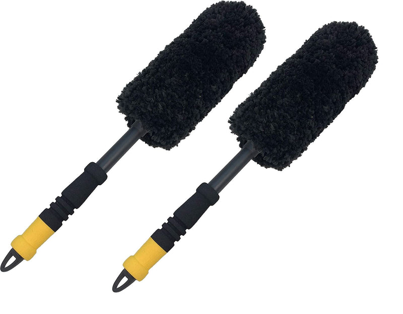 2x Meguiar's X1901EU Supreme Wheel Brush Large