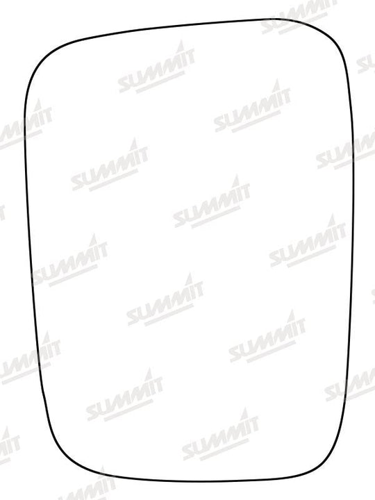 Summit Stick-On Standard Mirror Glass fits Isuzu Trooper RHS - Summit - My Roof Bars