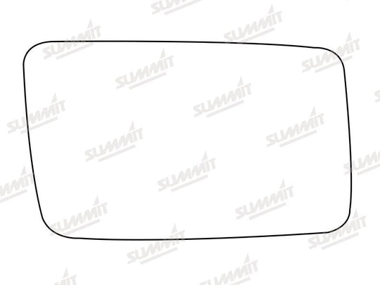 Summit Stick-On Standard Mirror Glass fits Renault 25 RHS - Summit - My Roof Bars
