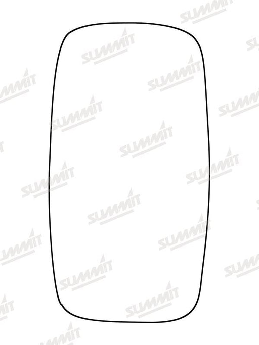 Summit Stick-On Commercial Mirror Glass fits Nissan Cabstar, Renault Maxity LHS RHS - Summit - My Roof Bars