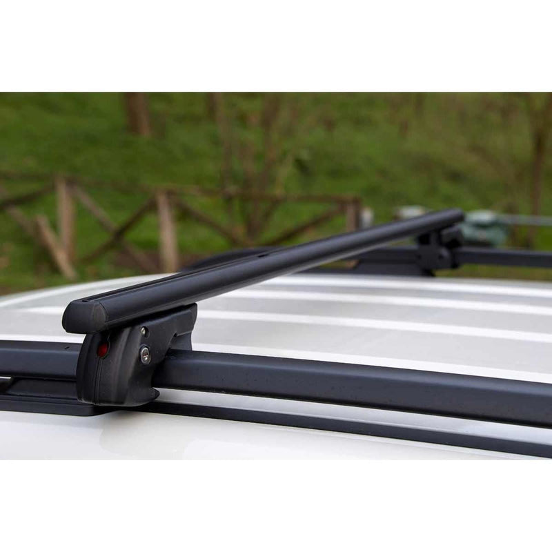 Menabo Shermon Black XL Raised Rail Roof Bars 1340mm (90kg Max.) - Menabo - My Roof Bars