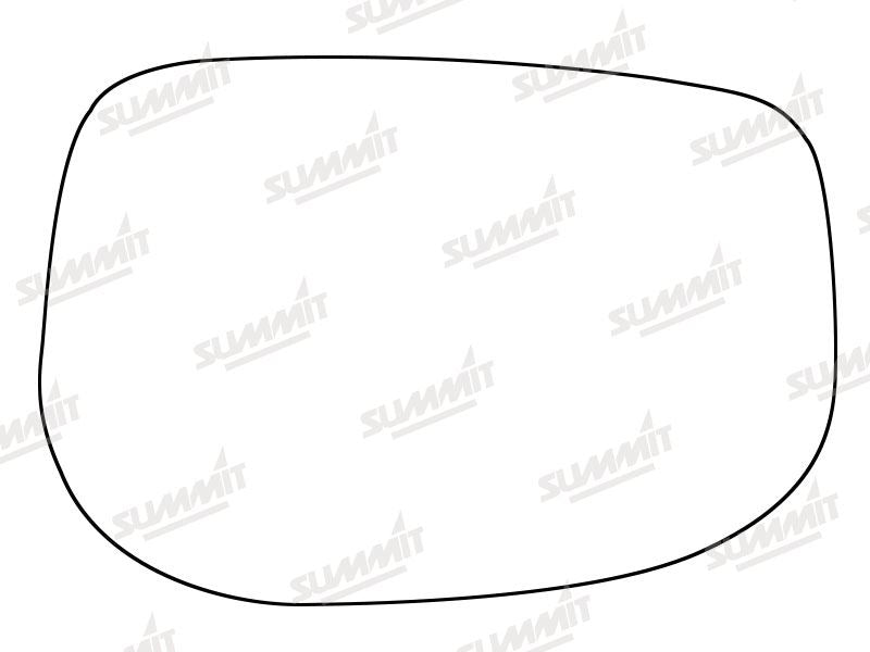 Summit Stick-On Standard Mirror Glass fits Honda Jazz 09 on RHS - Summit - My Roof Bars