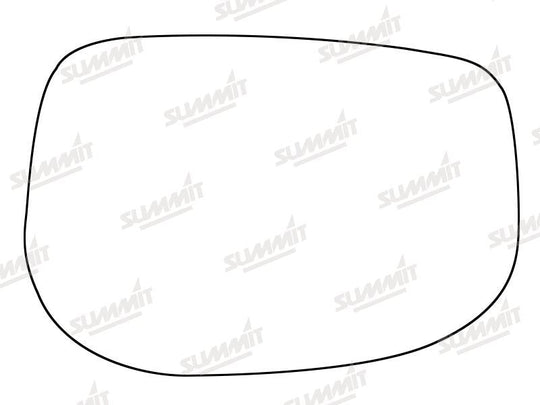Summit Stick-On Standard Mirror Glass fits Honda Jazz 09 on RHS - Summit - My Roof Bars