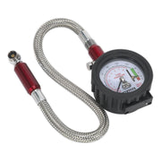 Sealey Tyre Pressure Gauge & Tyre Tread Depth Gauge Flexible Hose 0-8bar(0-120ps - Sealey - My Roof Bars