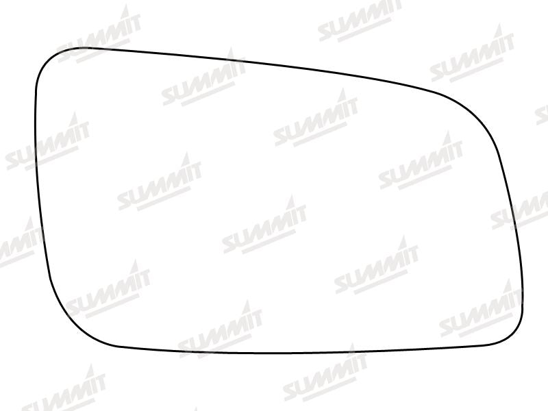 Summit Stick-On Aspheric Mirror Glass fits Vauxhall Astra 97 on RHS - Summit - My Roof Bars