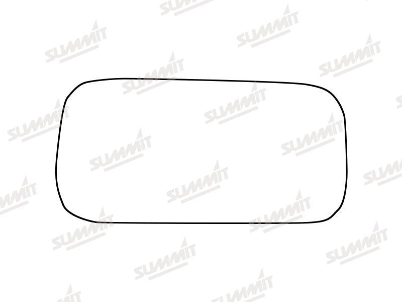 Summit Heated Base Plate With Commercial Lower Blind-Spot Mirror Glass fits Merc. Sprinter 18 on LHS - Summit - My Roof Bars