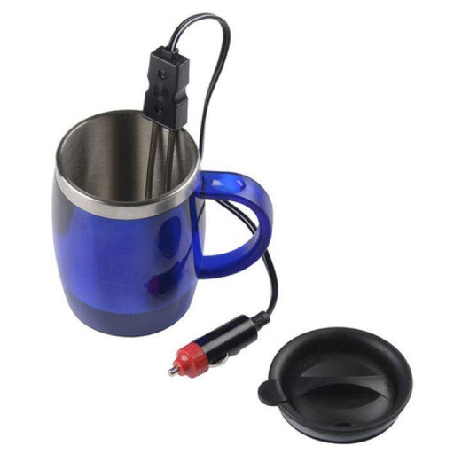 Stainless Steel Travel Mug with Lid & Immersion Heater – 24V | 350ml | 200W - Allride - My Roof Bars