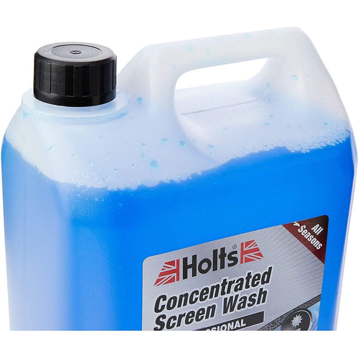 2x Holts All Seasons Windscreen Screen Wash High Power Concentrated 5 Litre 5L - Holts - My Roof Bars