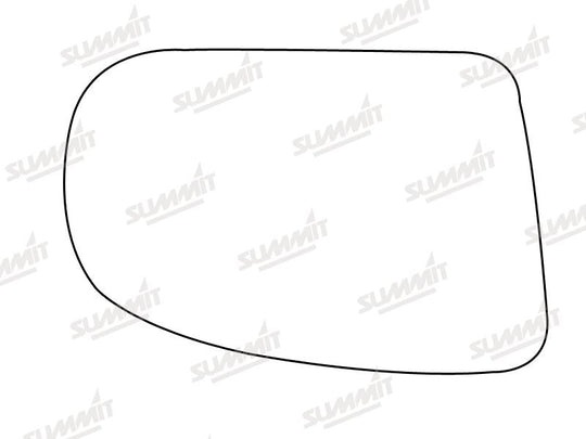 Summit Stick-On Aspheric Mirror Glass fits Vauxhall Vectra 02 on RHS - Summit - My Roof Bars