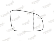 Summit Stick-On Standard Mirror Glass fits Renault Espace 03 to 15 RHS - Summit - My Roof Bars