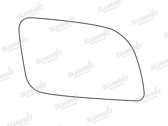 Summit Heated Base Plate With Standard Mirror Glass fits VW Polo 02 to 05 RHS - Summit - My Roof Bars