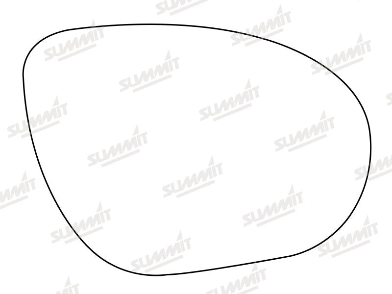 Summit Stick-On Aspheric Mirror Glass fits Nissan Juke 10 on RHS - Summit - My Roof Bars