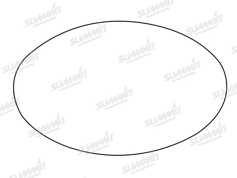 Summit Stick-On Standard Mirror Glass fits BMW Mini LHS RHS - Summit - My Roof Bars