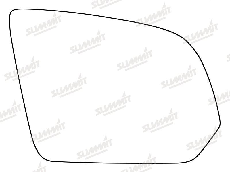 Summit Heated Base Plate With Standard Mirror Glass fits Mercedes V Class 14 on RHS - Summit - My Roof Bars