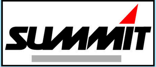 Summit Commercial 3 x Aluminium Fixed Point Roof Bars Rack 1.3m SULC-001 - Summit - My Roof Bars