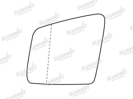Summit Heated Base Plate With Blind Spot Mirror Glass fits Mercedes R Class 11 to 16 LHS - Summit - My Roof Bars