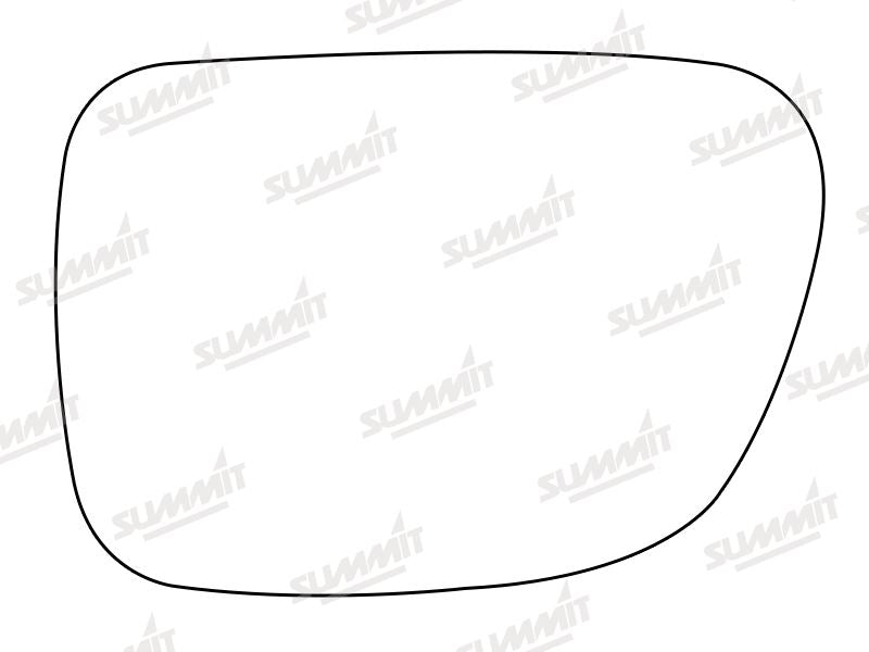 Summit Stick-On Standard Mirror Glass fits Daihatsu Sportrak LHS - Summit - My Roof Bars