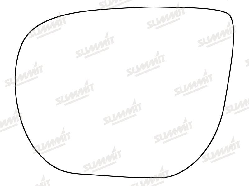 Summit Heated Base Plate With Standard Mirror Glass fits Hyundai Santa Fe 12 on LHS - Summit - My Roof Bars