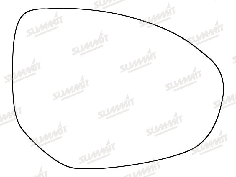 Summit Stick-On Standard Mirror Glass fits Mazda 2 07 to 12, Mazda 3 09 to 13 & Mazda 6 07 to 09 RHS - Summit - My Roof Bars