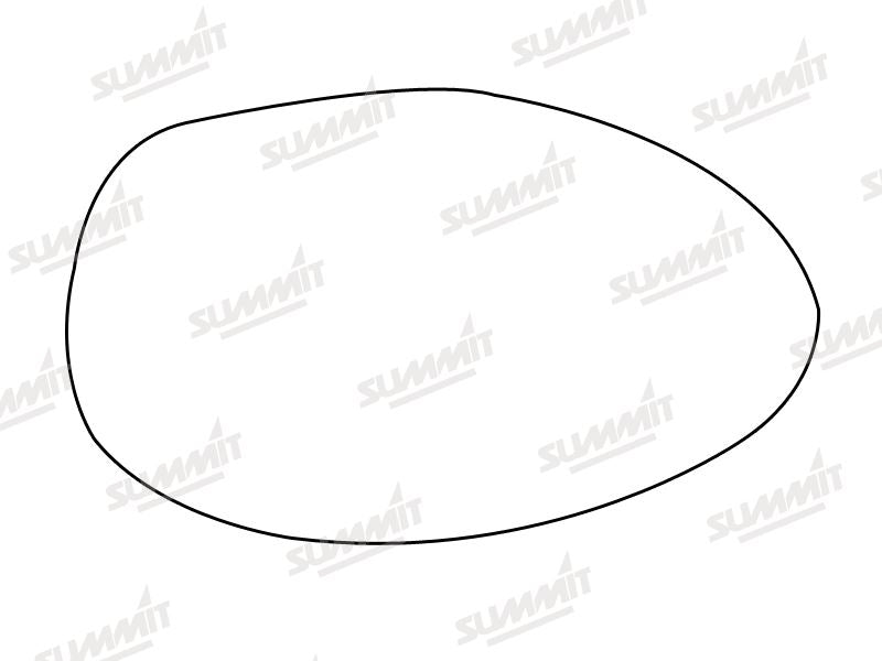 Summit Heated Base Plate With Standard Mirror Glass fits Alfa 147 GT LHS - Summit - My Roof Bars