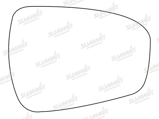 Summit Stick-On Aspheric Mirror Glass fits Ford Mondeo 12 on RHS - Summit - My Roof Bars