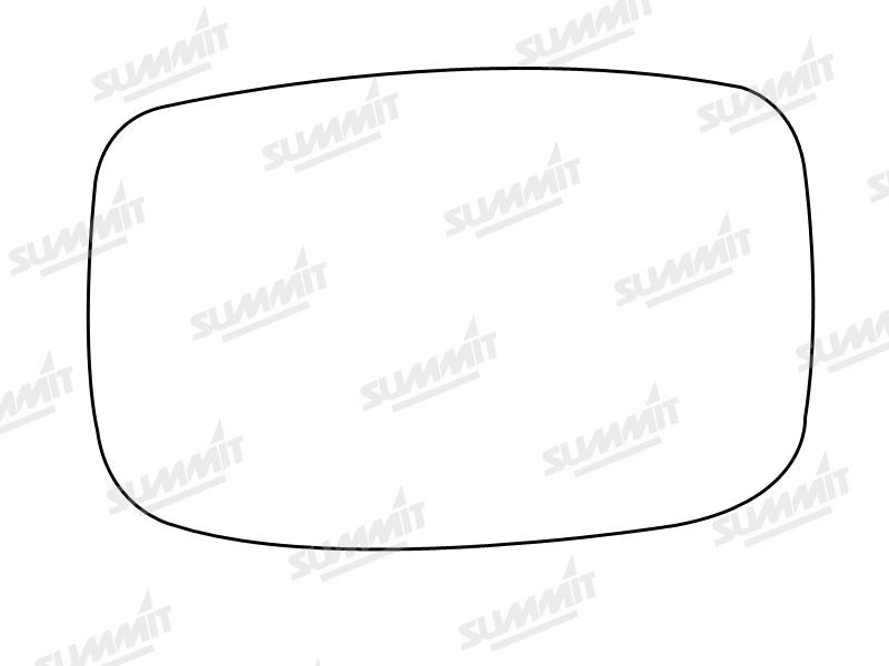 Summit Stick-On Standard Mirror Glass fits Ford Escort RHS - Summit - My Roof Bars
