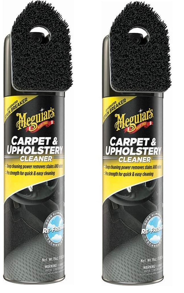 2x Meguiar's G192119EU Carpet & Upholstery Cleaner 539g