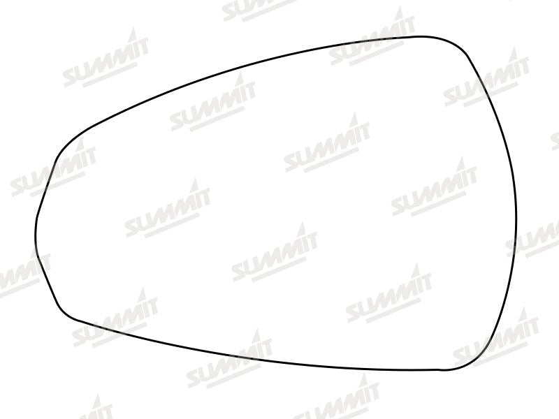 Summit Stick-On Aspheric Mirror Glass fits Audi A3 13 on LHS - Summit - My Roof Bars