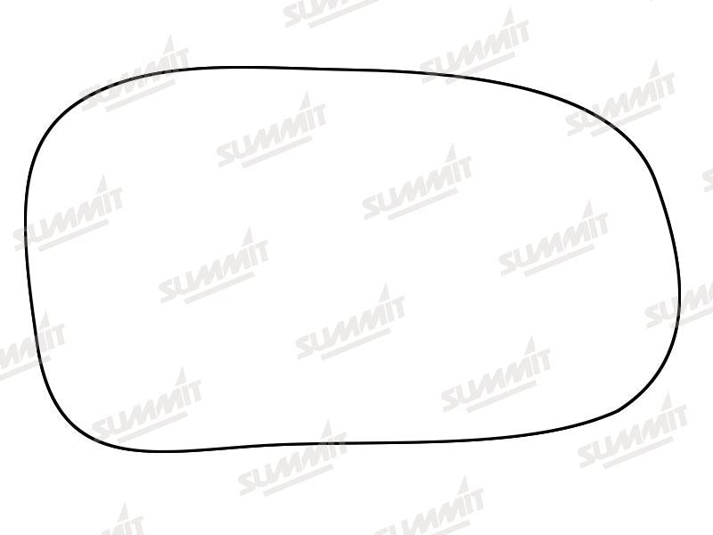 Summit Stick-On Standard Mirror Glass fits Rover 400 RHS - Summit - My Roof Bars