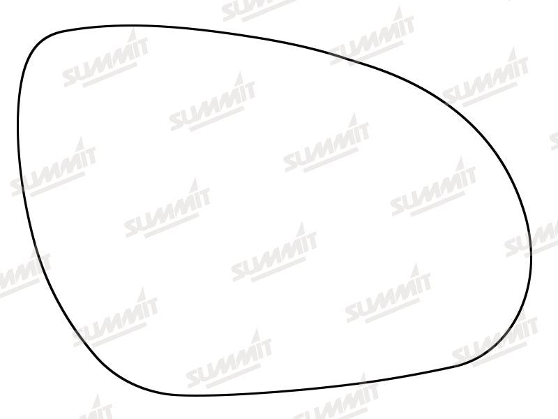 Summit Stick-On Standard Mirror Glass fits Hyundai i30 84mm RHS - Summit - My Roof Bars