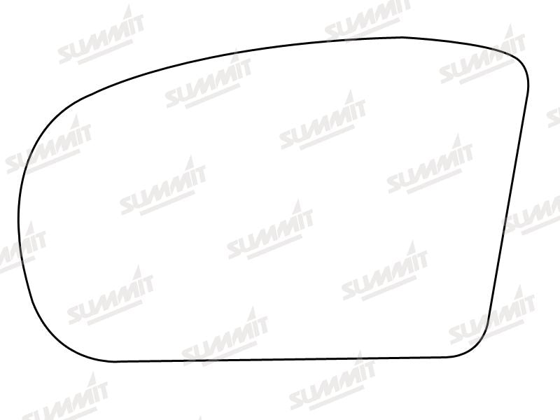 Summit Stick-On Aspheric Mirror Glass fits Mercedes C Class LHS - Summit - My Roof Bars