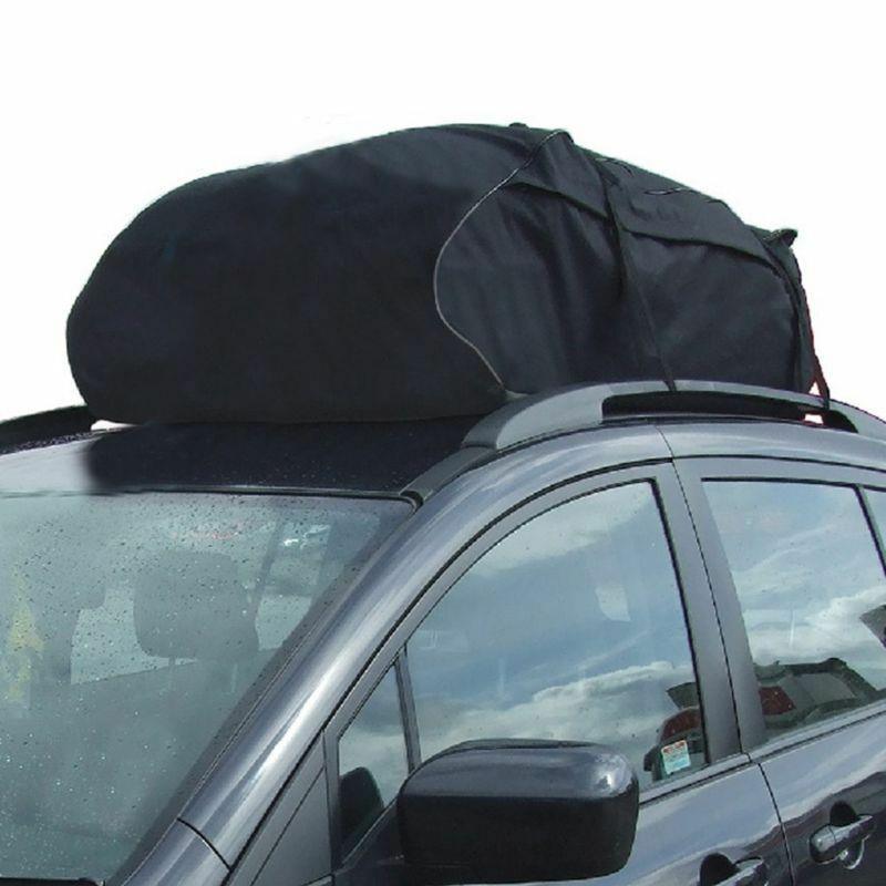 458 Litre Large Car Cargo Travel Rain Proof Roof Top Bag Storage Carrier Box - Streetwize - My Roof Bars