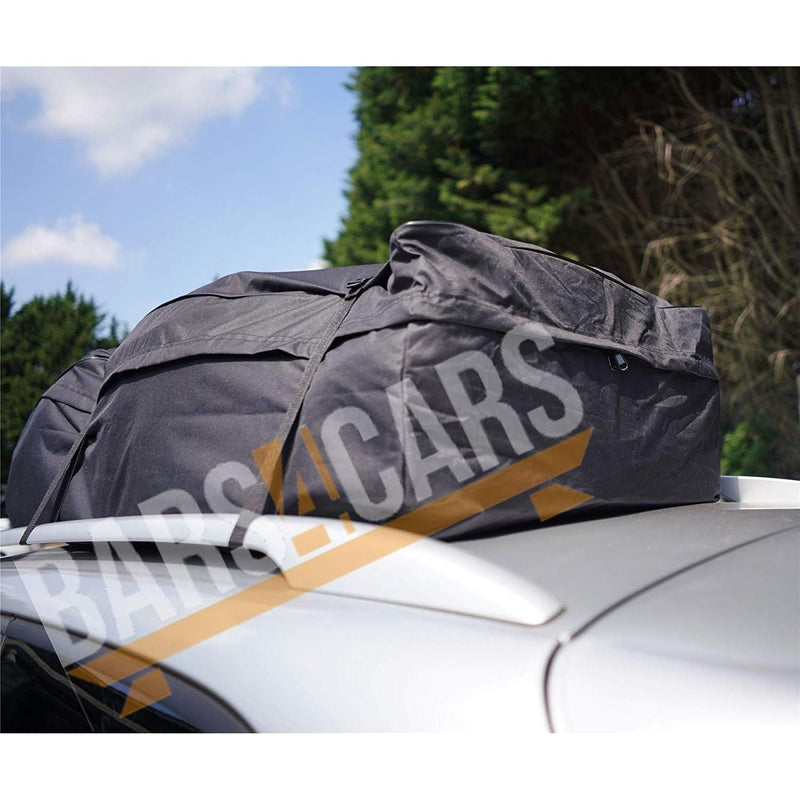 458 Litre Large Car Cargo Travel Rain Proof Roof Top Bag Storage Carrier Box - Streetwize - My Roof Bars