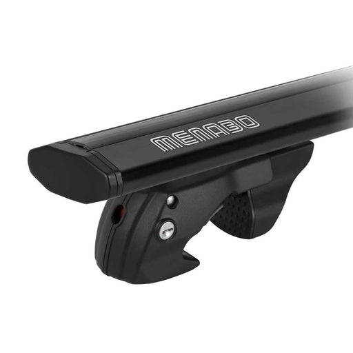 Menabo Jackson Black Raised Rail Roof Bars 1200mm (90kg Max.) - Menabo - My Roof Bars