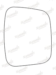 Summit Stick-On Commercial Mirror Glass fits Citroen Nemo, Fiat Fiorino RHS - Summit - My Roof Bars