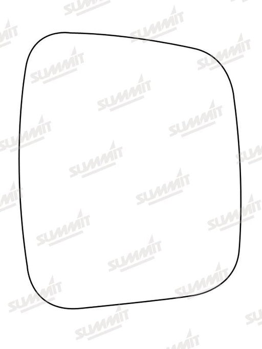 Summit Stick-On Commercial Mirror Glass fits Citroen Nemo, Fiat Fiorino RHS - Summit - My Roof Bars