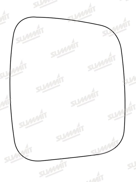Summit Stick-On Commercial Mirror Glass fits Citroen Nemo, Fiat Fiorino RHS - Summit - My Roof Bars