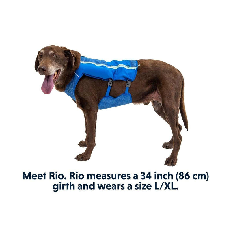 Ruffwear Trail Runner Dog Running Vest in Blue Pool (Small)