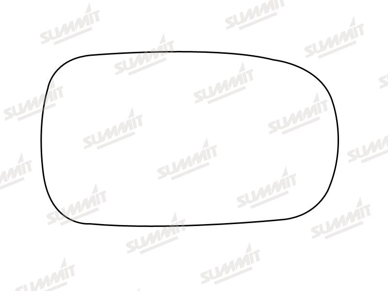 Summit Stick-On Standard Mirror Glass fits Nissan Primera LHS RHS - Summit - My Roof Bars