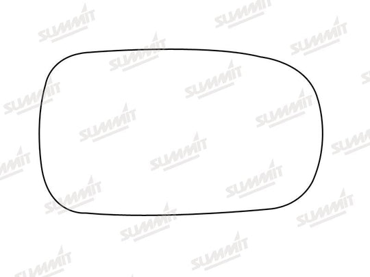 Summit Stick-On Standard Mirror Glass fits Nissan Primera LHS RHS - Summit - My Roof Bars