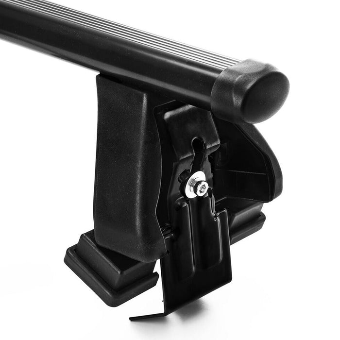 SUP-076 Premium Multi Fit Roof Bars, Black Steel, Set of 2 - Summit - My Roof Bars