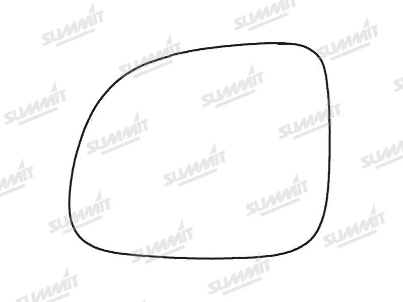 Summit Stick-On Standard Mirror Glass fits Chevrolet Captiva 10 to 16 LHS - Summit - My Roof Bars