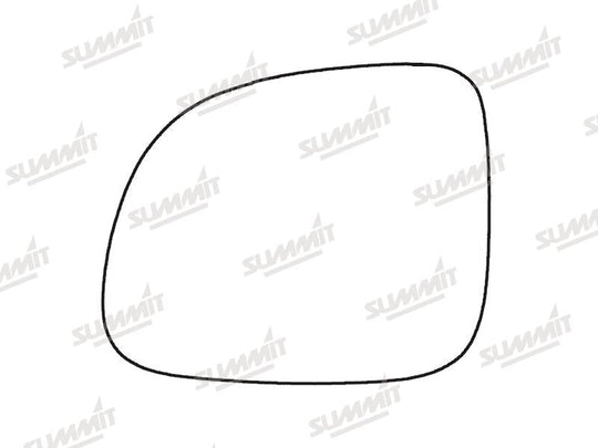 Summit Stick-On Standard Mirror Glass fits Chevrolet Captiva 10 to 16 LHS - Summit - My Roof Bars