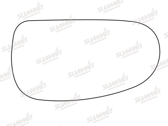 Summit Stick-On Anti Dazzle Mirror Glass fits Audi TT LHS - Summit - My Roof Bars