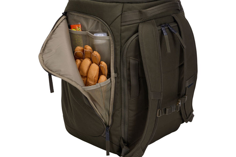 Thule RoundTrip Snowboard and ski boot backpack 60L deep khaki