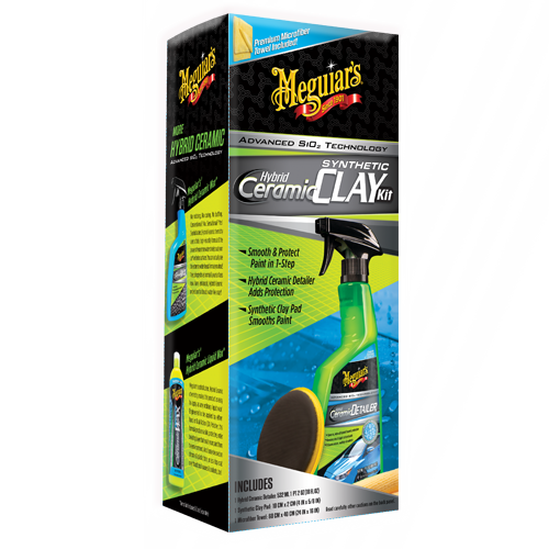 Meguiar's G200200EU Hybrid Ceramic Synthetic Clay Kit