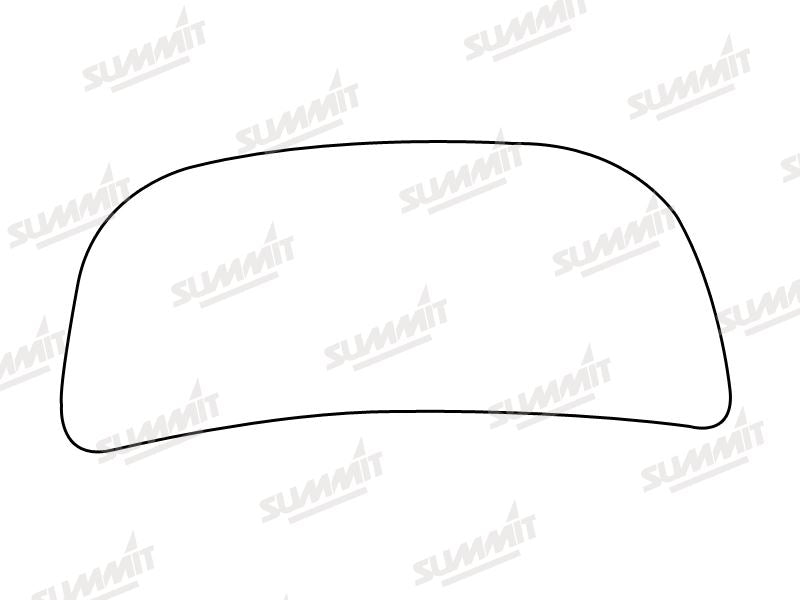 Summit Stick-On Commercial Lower Blind-Spot Mirror Glass fits Renault Traffic, Nissan Primastar, Vauxhall Vivaro LHS - Summit - My Roof Bars